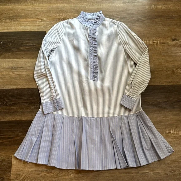 Tuckernuck | Dresses | Tuckernuck Striped Pleated Shirt Dress | Poshmark